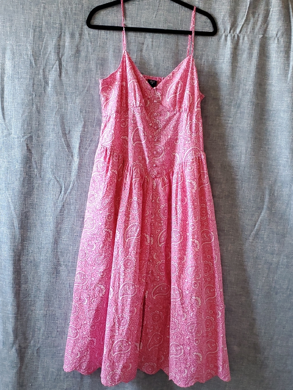 Roller Rabbit x Target Paisley Floral Drop Waist Sundress Pink
